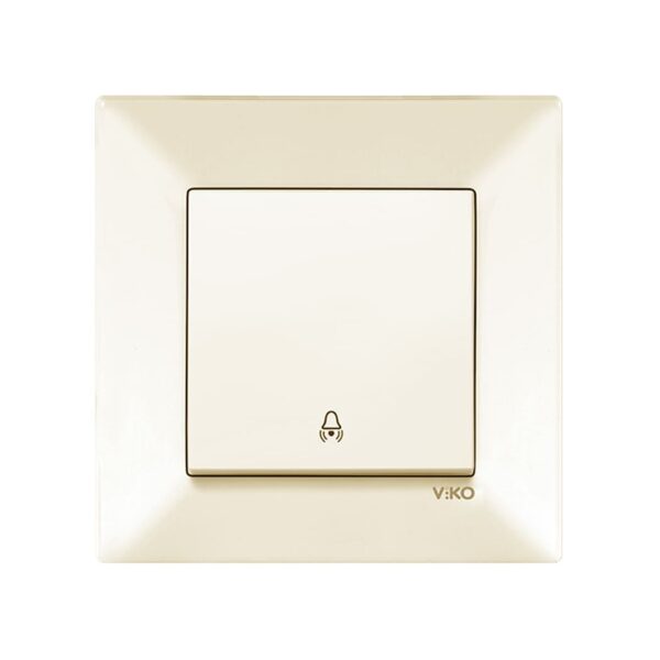 Кнопка дзвінка Viko Meridian Крем 90970206-WH