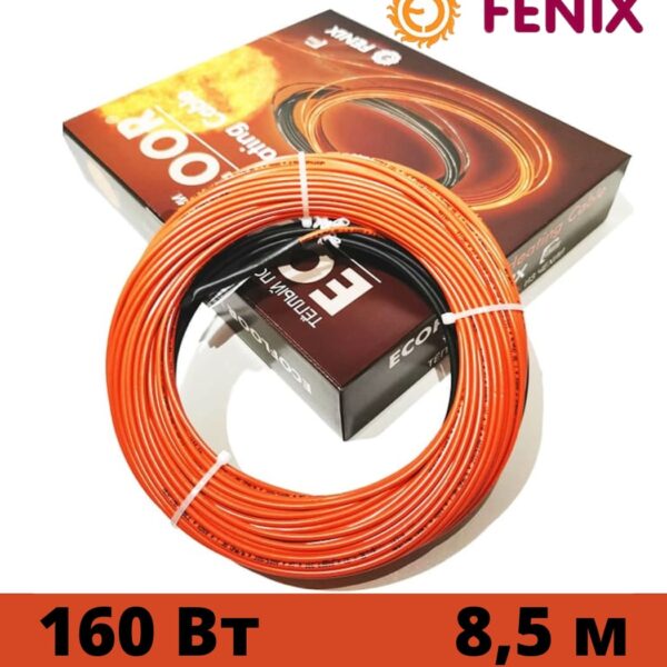 Кабель нагревательный двух жильный Fenix ADSV18 160 Вт, 8.5 м