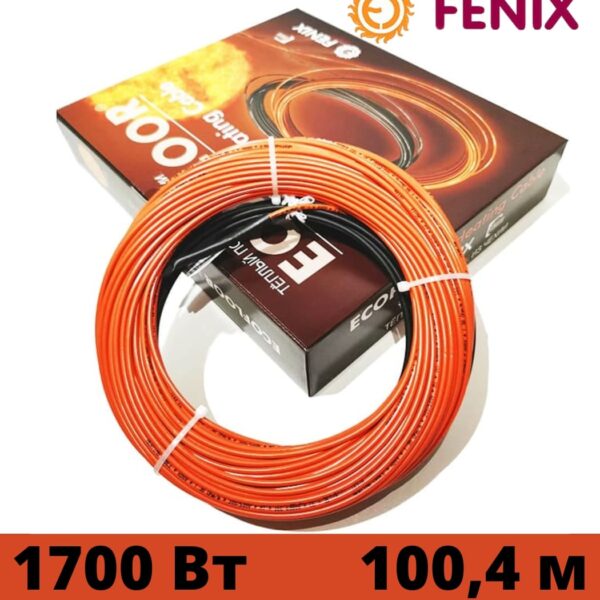 Кабель нагревательный двух жильный Fenix ADSV18 1700 Вт, 100.4 м
