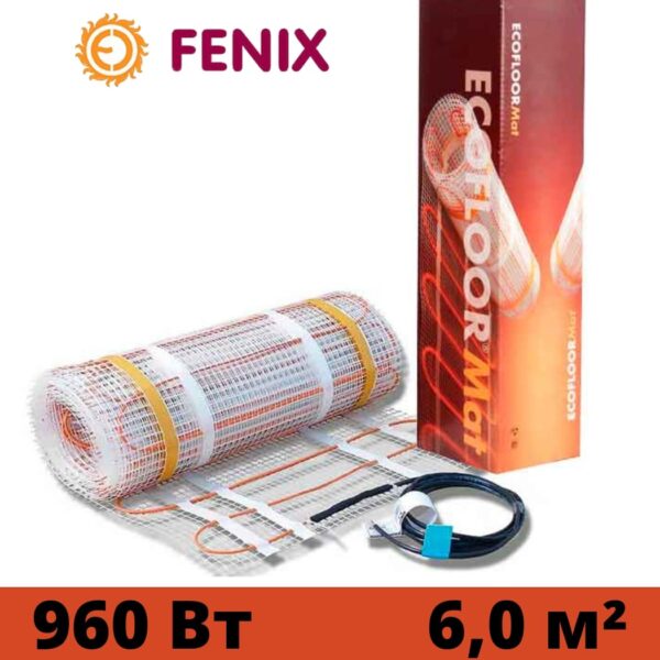 Нагревательный мат Fenix LDTS 160/6,0м²