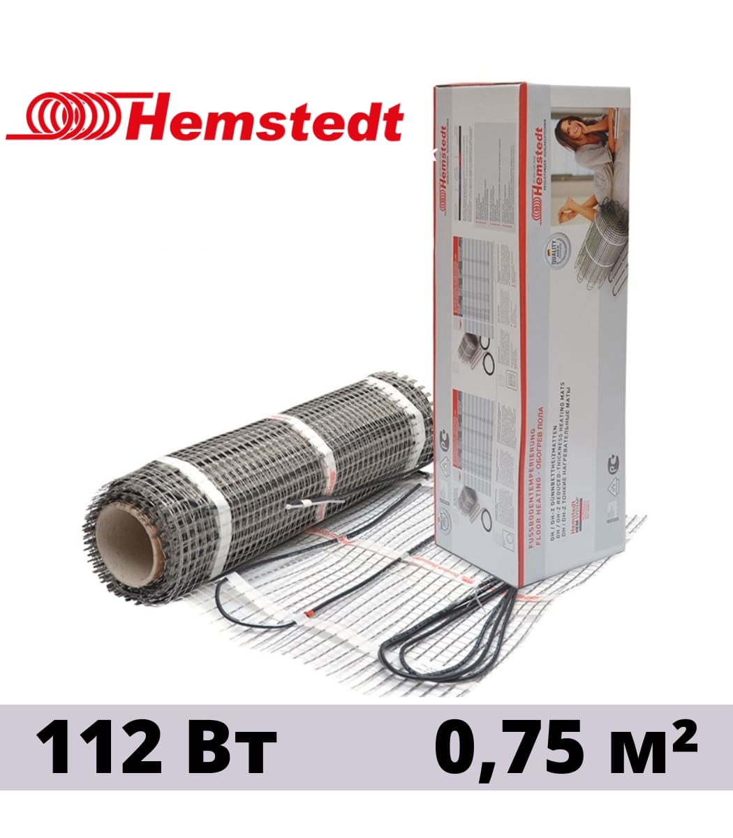 nagrevatelnyy-mat-hemstedt-dh-075-m²-30sm Нагревательный мат Hemstedt DH 0,75 m² (30см) — изображение 1