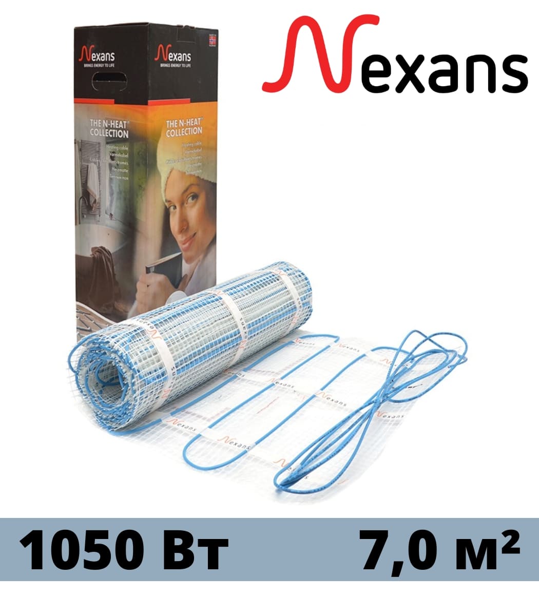 nagrevatelnyy-mat-nexans-millimat-1050-w-7-m² Нагревательный мат Nexans MilliMat 1050 W 7 м² — изображение 1