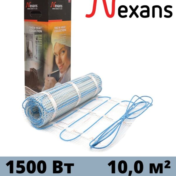 Нагревательный мат Nexans MilliMat 1500 W 10 м²