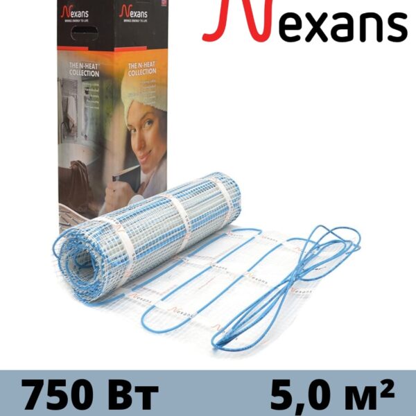 Нагревательный мат Nexans MilliMat 750 W 5 м²