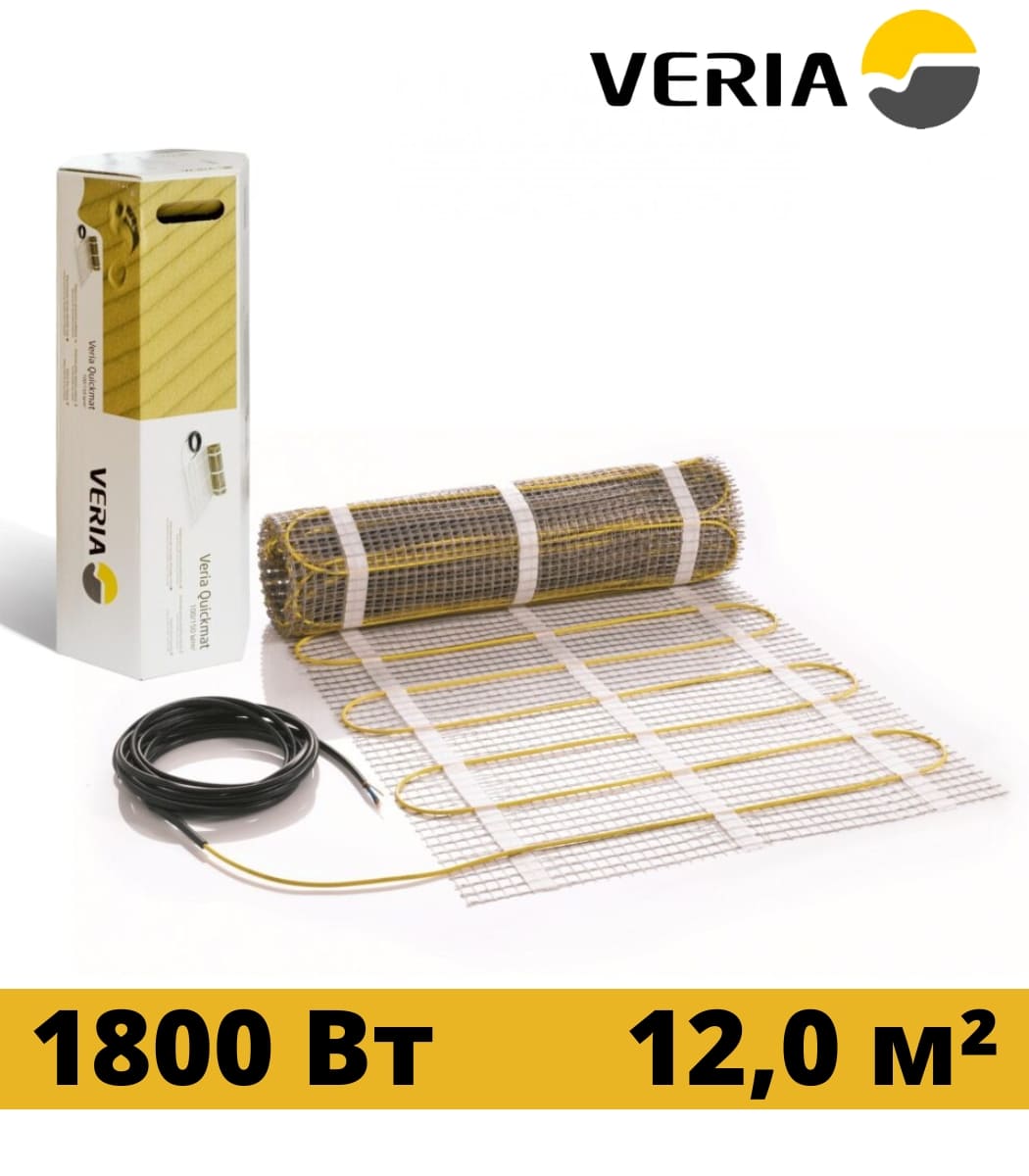 nagrevatelnyy-mat-veria-quickmat-150-12m² Нагревательный мат VERIA Quickmat 150 12м² — изображение 1