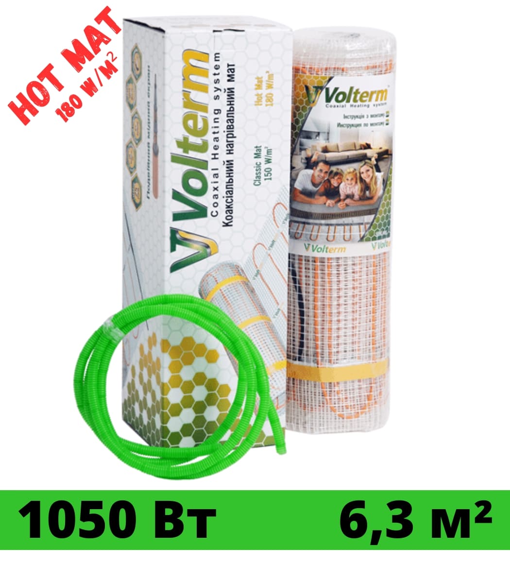 nagrevatelnyy-mat-veria-quickmat-150-35m²-11-1 Нагревательный мат Volterm Hot Mat 1050Вт 6,3 м² — изображение 1