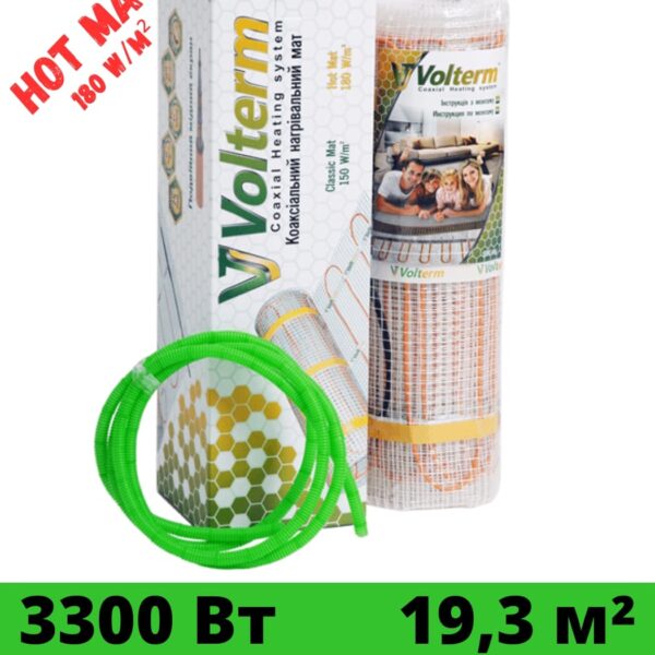 Нагревательный мат Volterm Hot Mat 3300Вт 19,3 м²