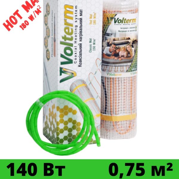 Нагревательный мат Volterm Hot Mat 140Вт 0,75 м²