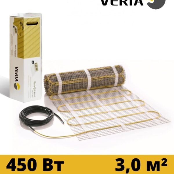 Нагревательный мат VERIA Quickmat 150 3м²