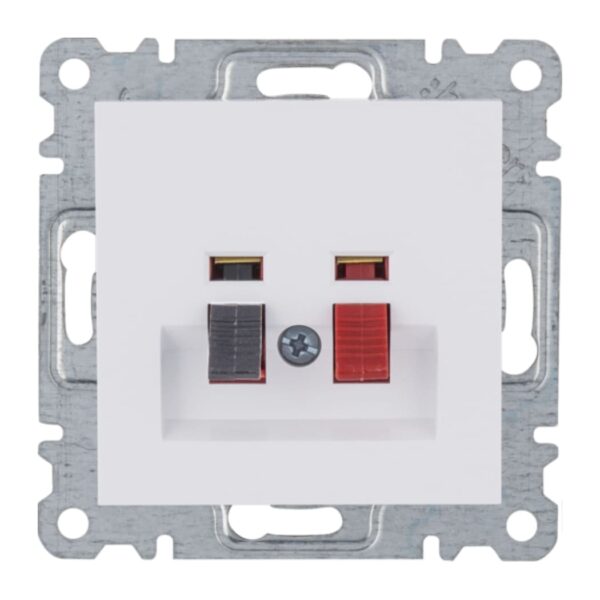 Розетка акустическая Hager Lumina Белая (WL3310)