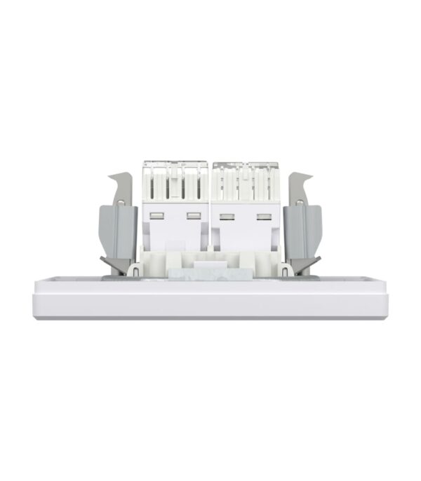 Розетка телефонная + компьютерная Белая, Asfora EPH4900121 — изображение 9