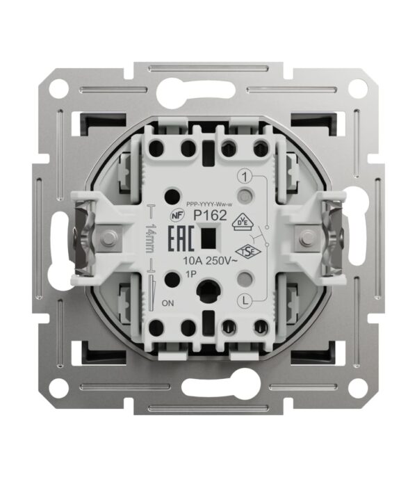 Выключатель кнопочный 1кл Schneider Electric Asfora Антрацит EPH0700171 — изображение 4