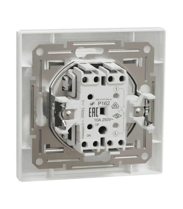 Выключатель кнопочный Schneider Electric Asfora Белый EPH0700121 — изображение 4