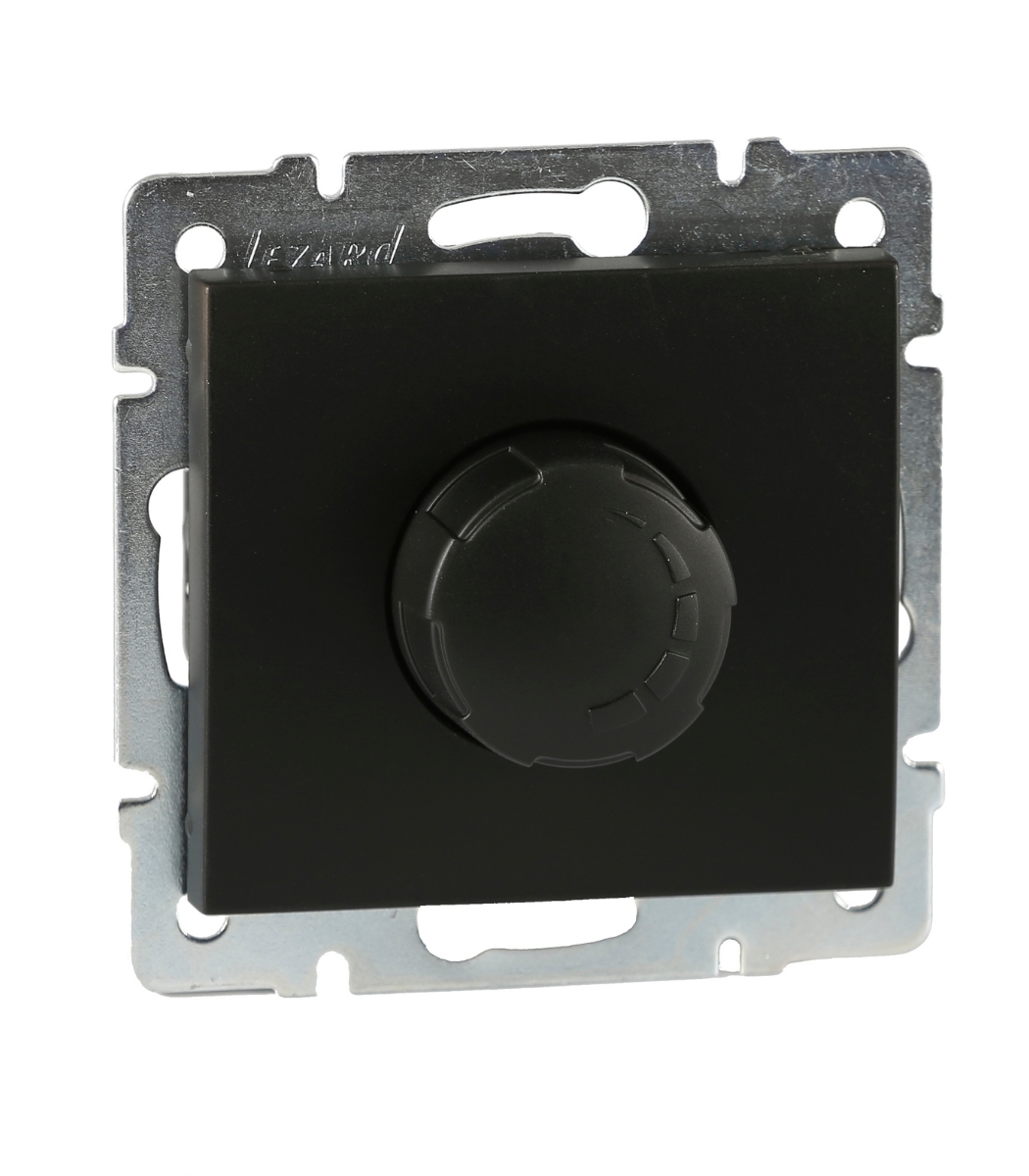 svetoregulyator-dimmer-800-vt-lezard-rain-antracit-703-4288-115 Светорегулятор (диммер) 800 Вт LEZARD RAIN Антрацит (703-4288-115) - Зображення 1